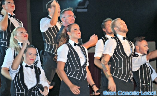 Garbo's waiters double as the entertainers