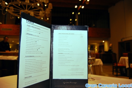 The Restaurante Marmitia menu