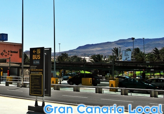 Gran Canaria airport and another blue sky