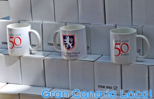 The British School of Gran Canaria 50th anniversary mug