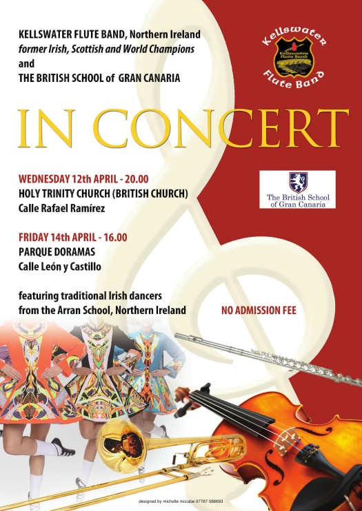 The forthcoming Kellswater Flute Band and BSGC concerts