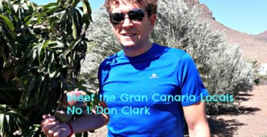 Don Clark at home in Gran Canaria