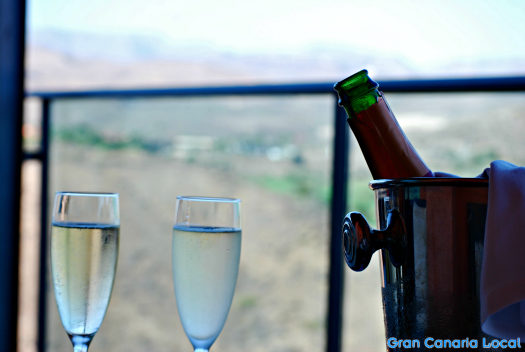 Cava time at Sheraton Gran Canaria